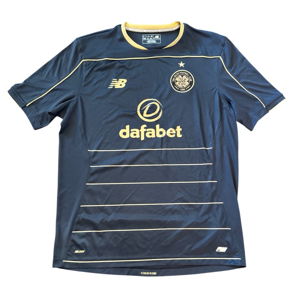 New Balance Men's Black Jersey with Gold Accents